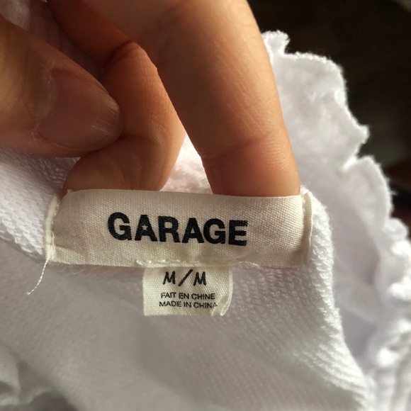 New Garage off the shoulder white long sleeve - Picture 4 of 4